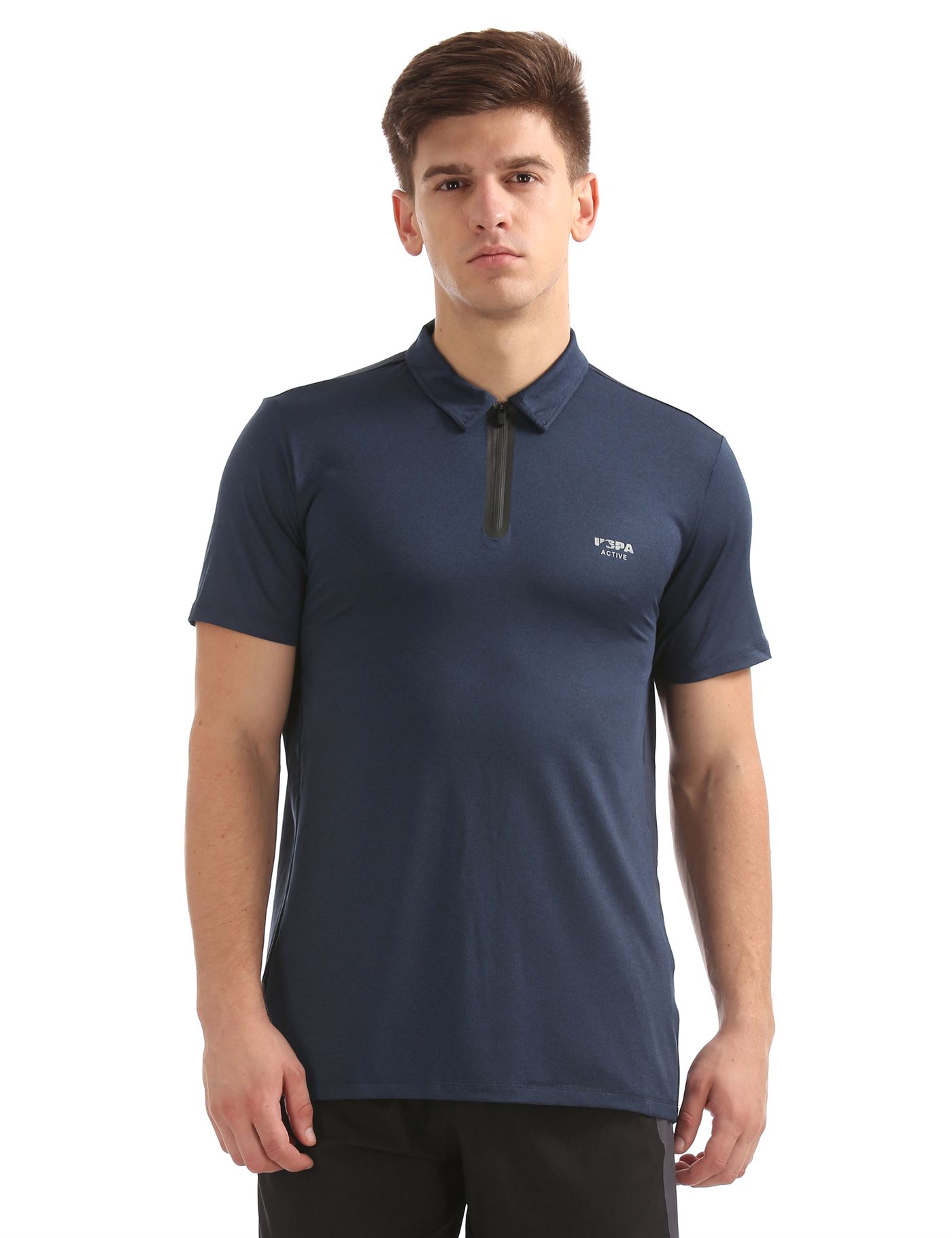 U.S. Polo Assn. Men Casual Wear Solid T-Shirt